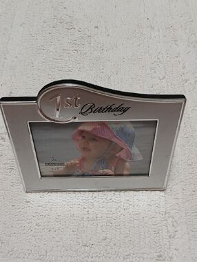 Malden Silver '1st Birthday' Photo Frame